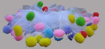 Collar de organza para perros