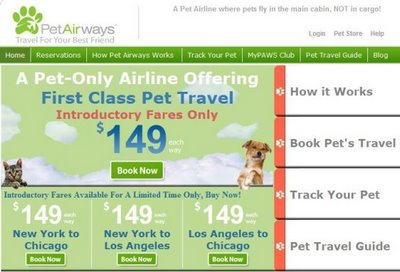 PetAirways Aerolínea para mascotas