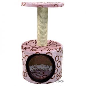 Rascador rosa para gatos