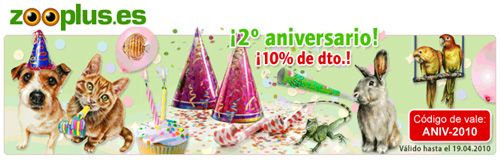 2º Aniversario de Zooplus.es