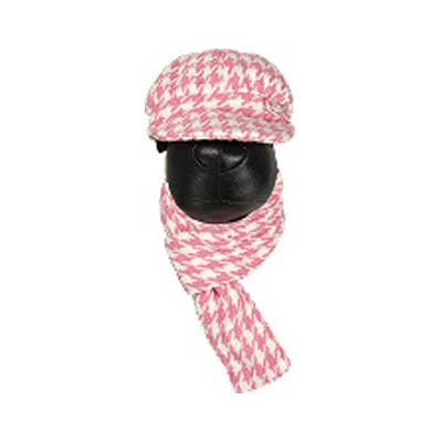 Gorra y bufanda para perros