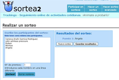 Ganador sorteo lienzo 2011 Ganador sorteo lienzo 2011