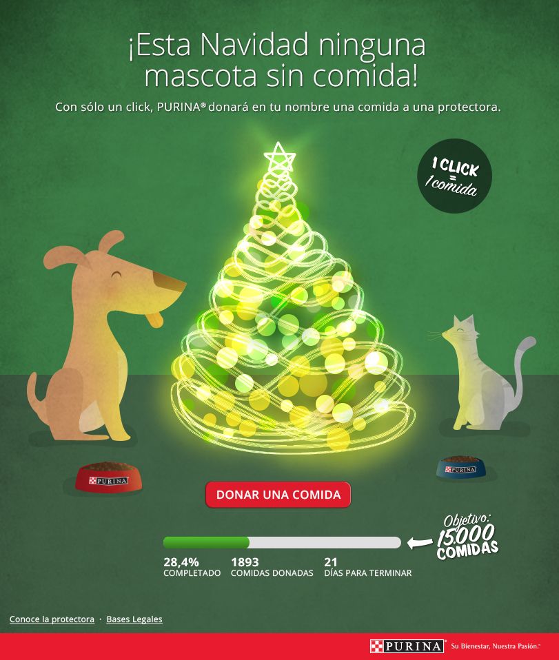 PURINA- App ¡Esta Navidad ninguna mascota sin comida!